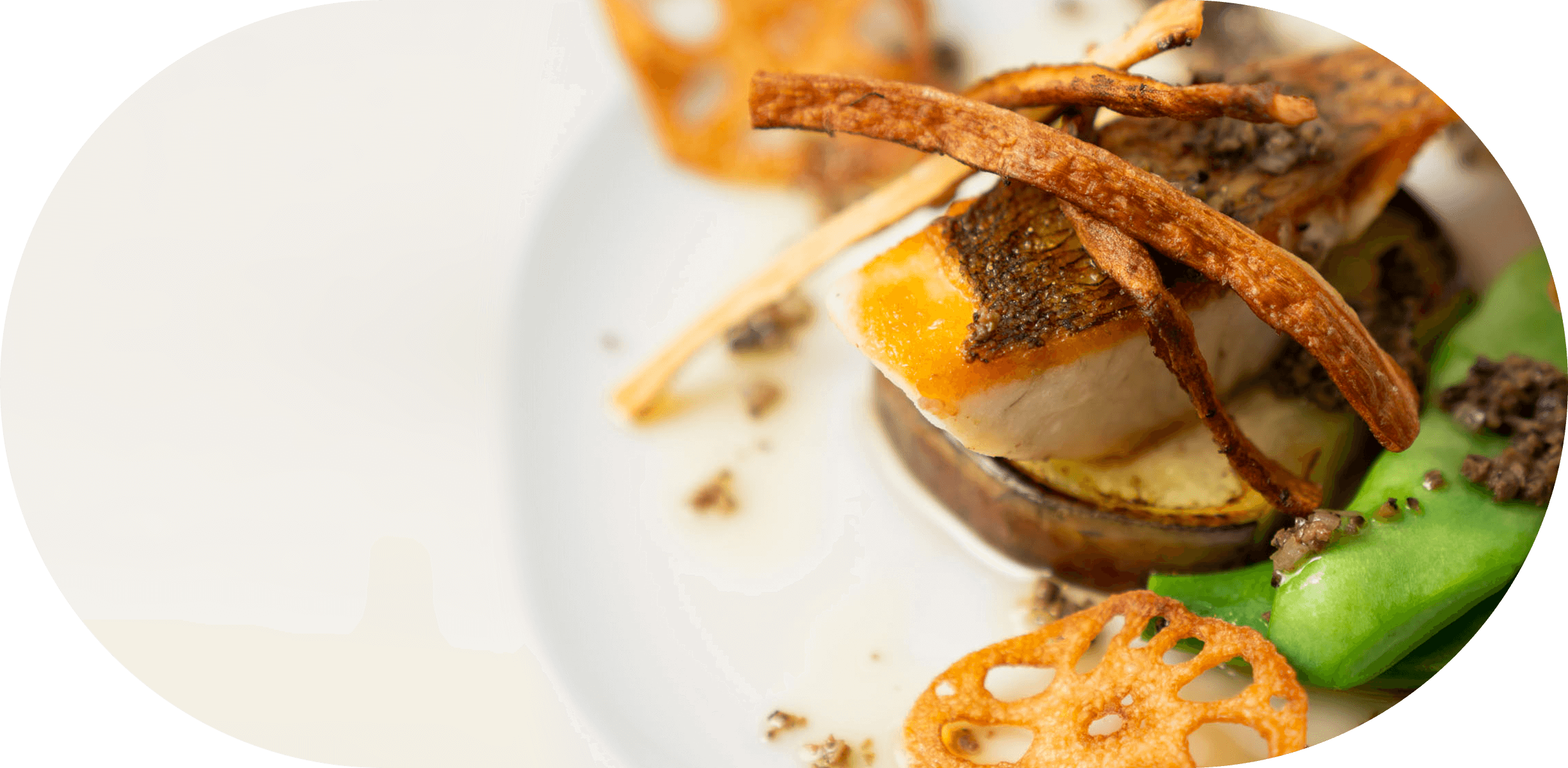 白アマダイのうろこ焼き