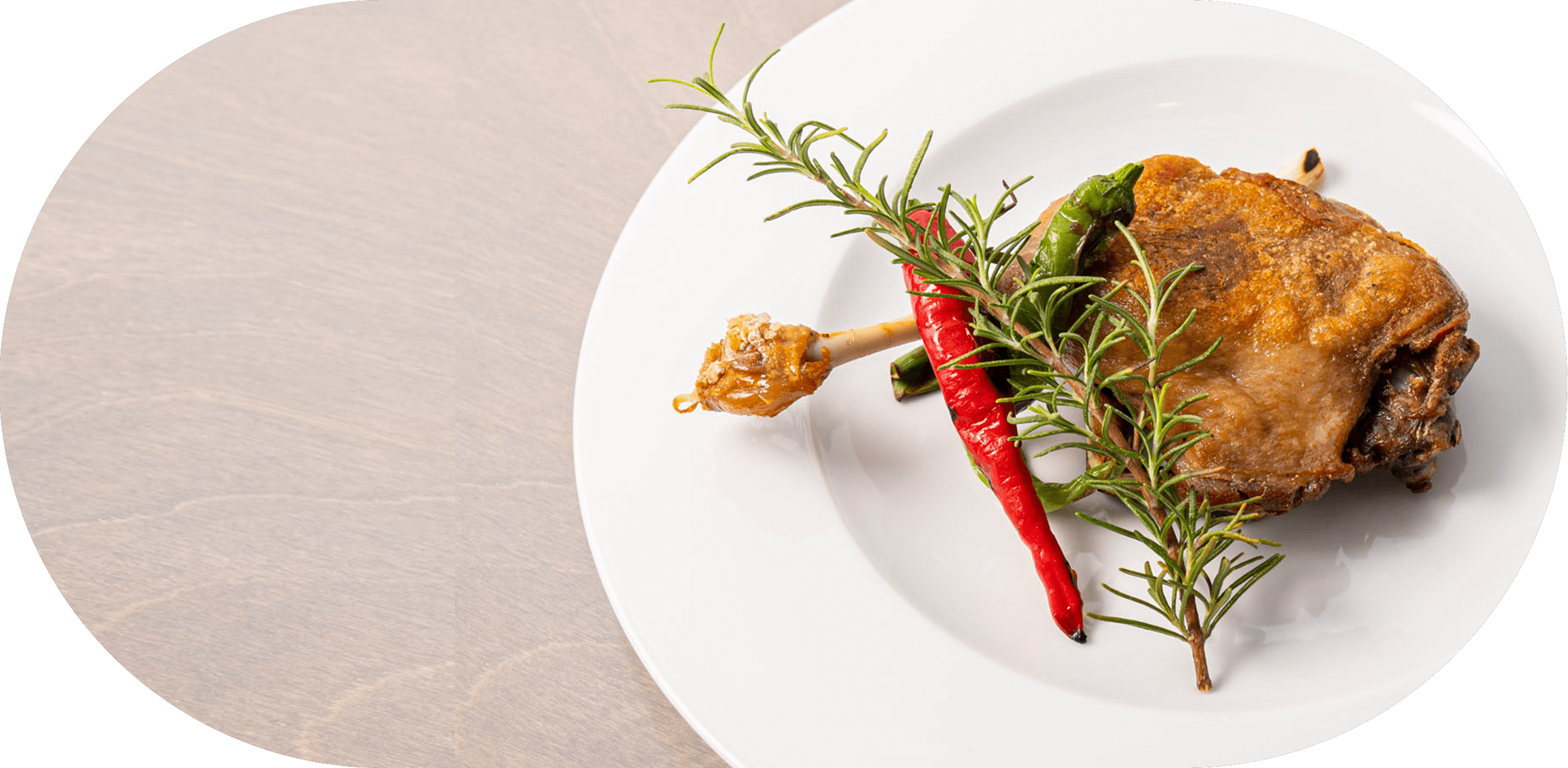 北海道産鴨もも肉のコンフィ